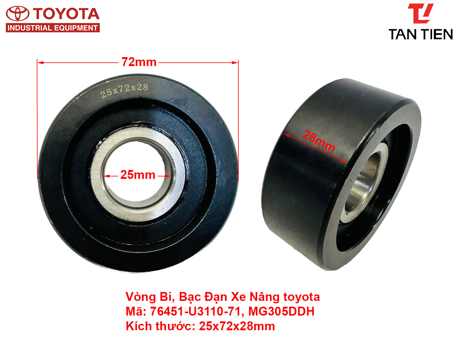 Vòng Bi Toyota 76451-U3110-71